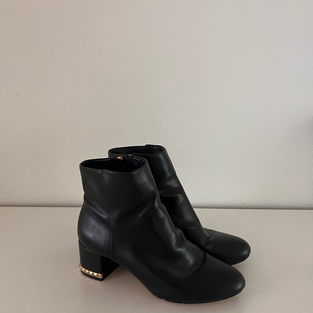 Michael Kors Black Ankle Booties with Sleek Design